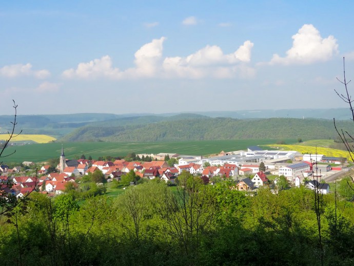 Gemeinde Pfaffschwende - Blick vom Gobert